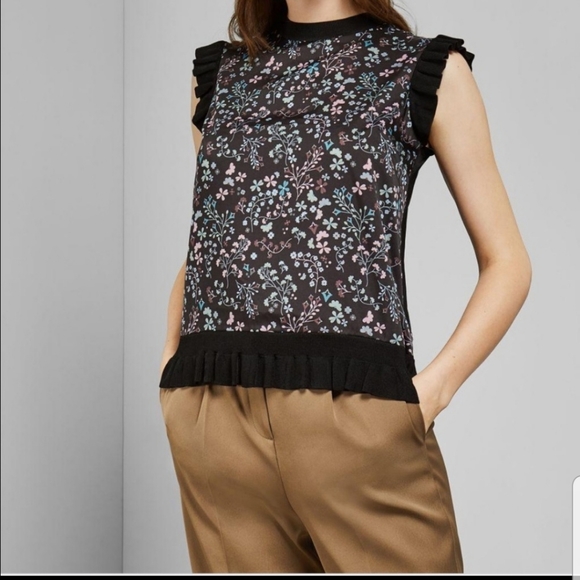 Ted Baker Tops Ted Baker Size 3 Us Medium Letino Hazel Floral